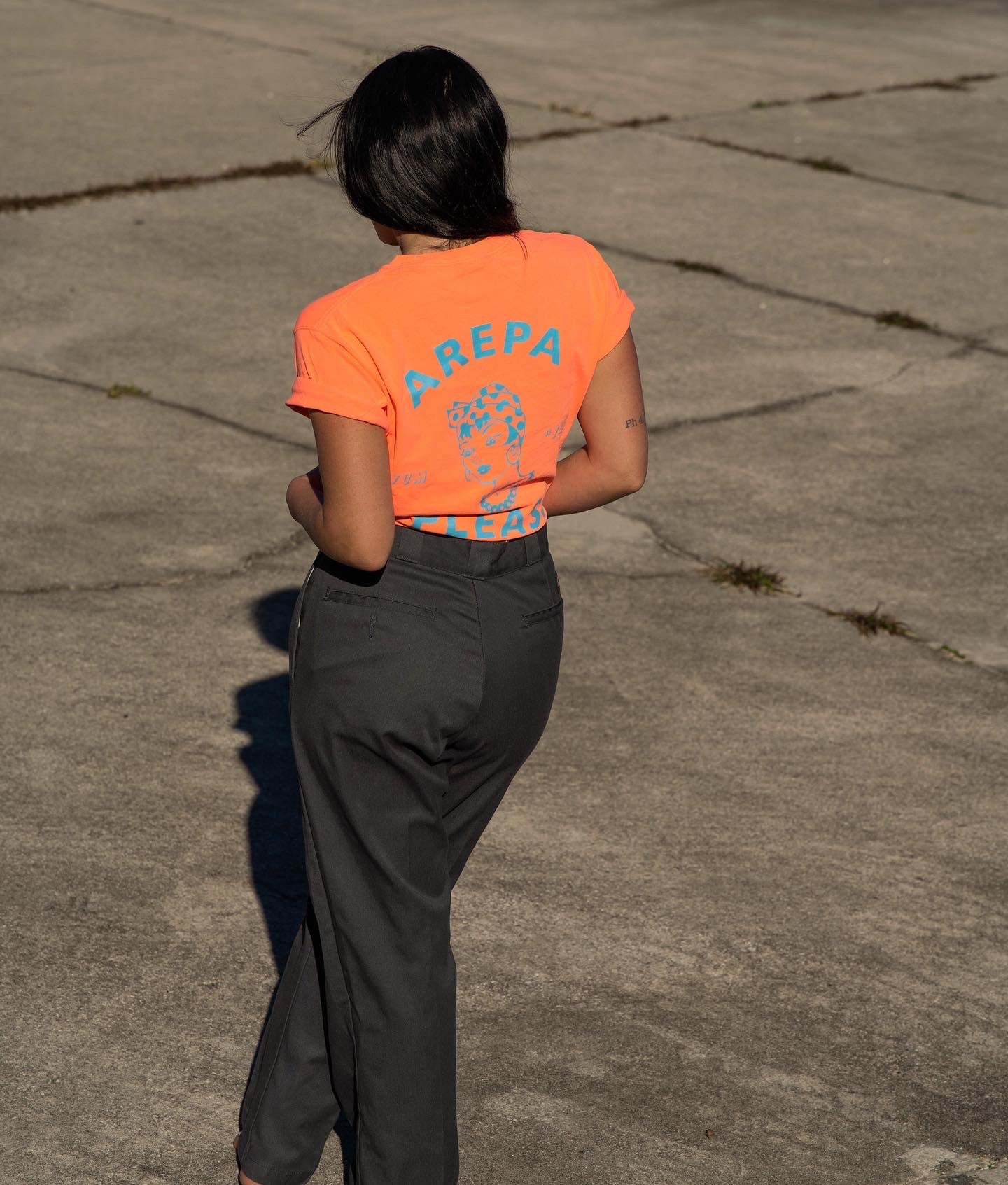 Arepa Please crew shirt