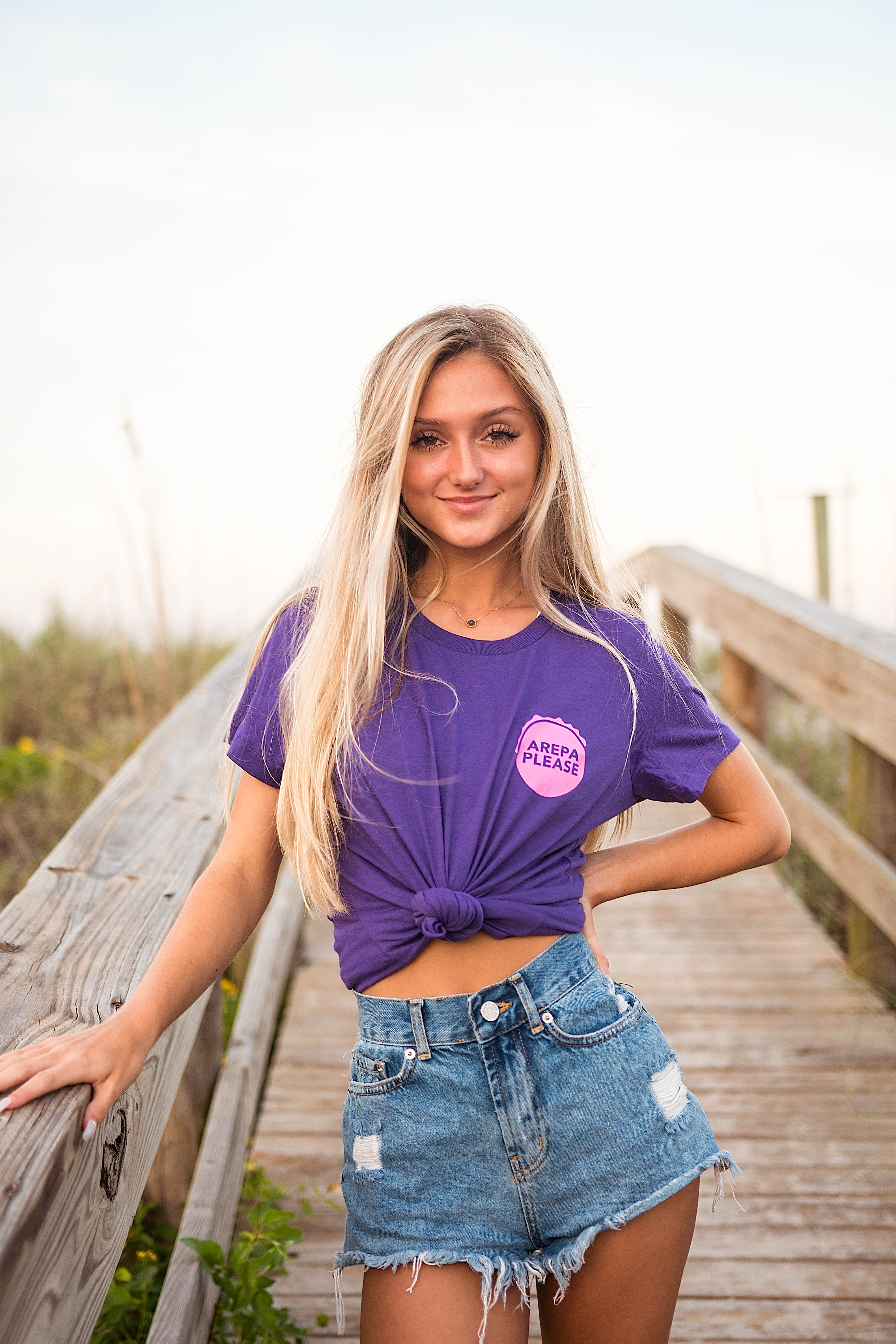 Arepa Please crew shirt