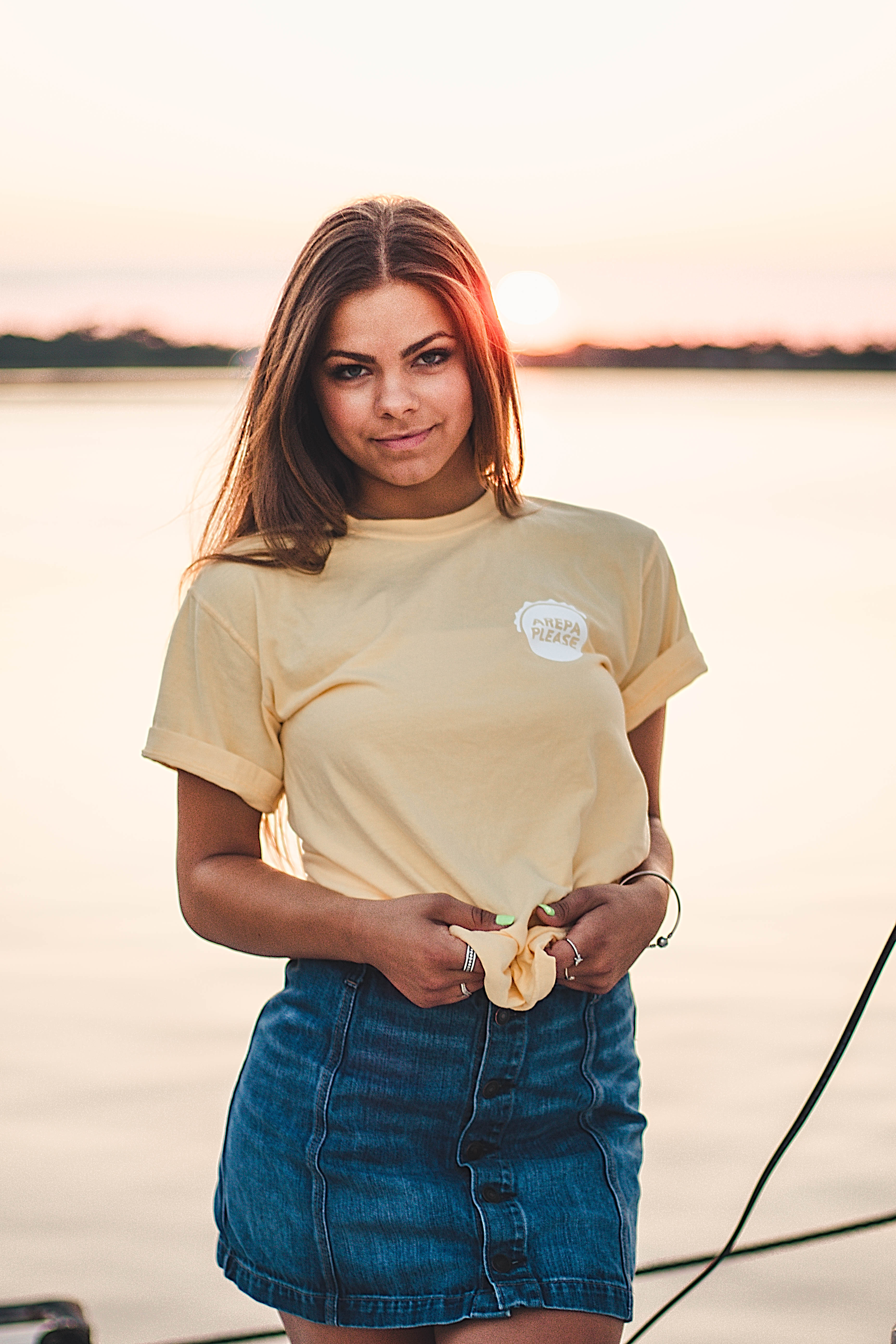 Arepa Please crew shirt