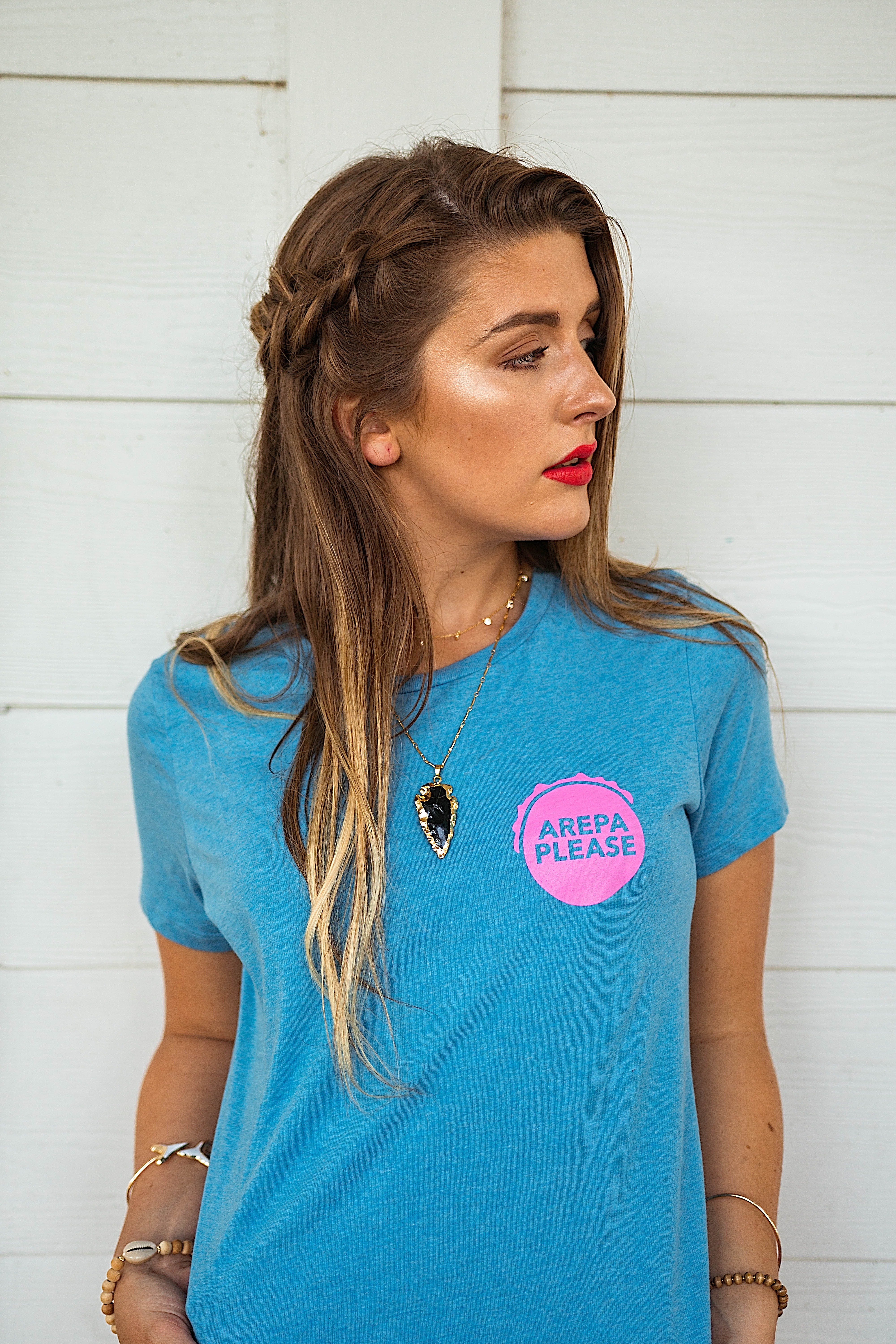 Arepa Please crew shirt