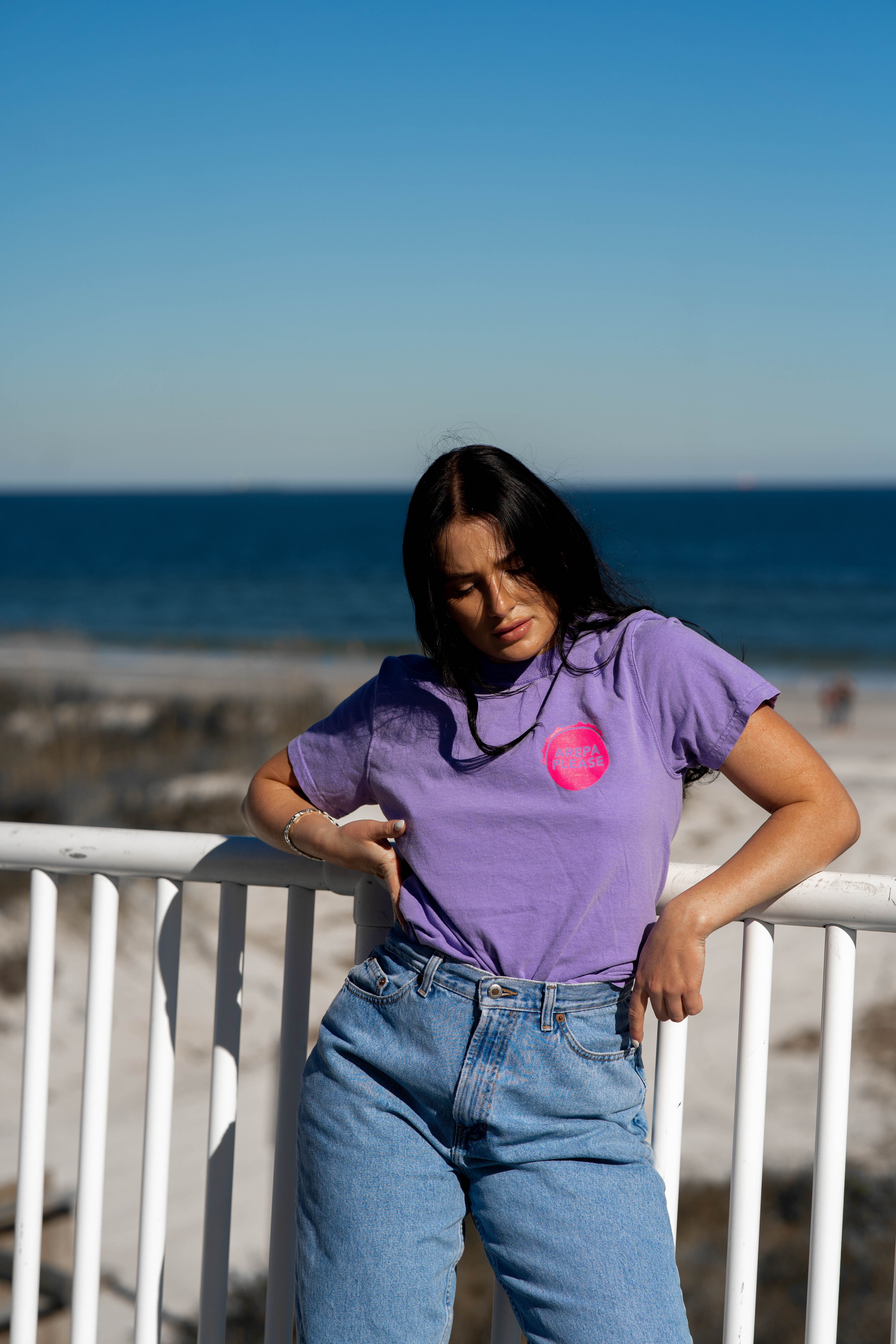 Arepa Please crew shirt