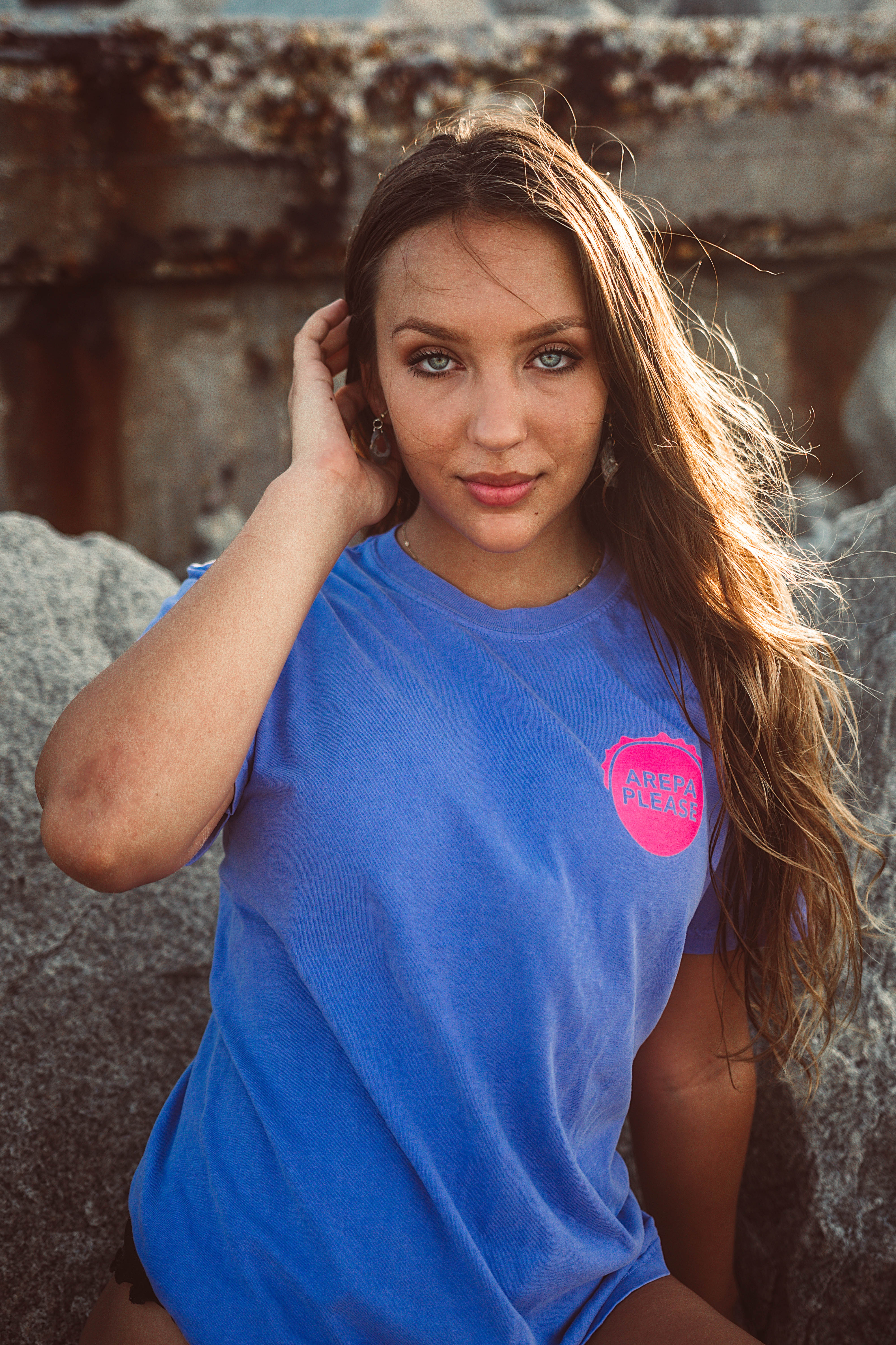 Arepa Please crew shirt