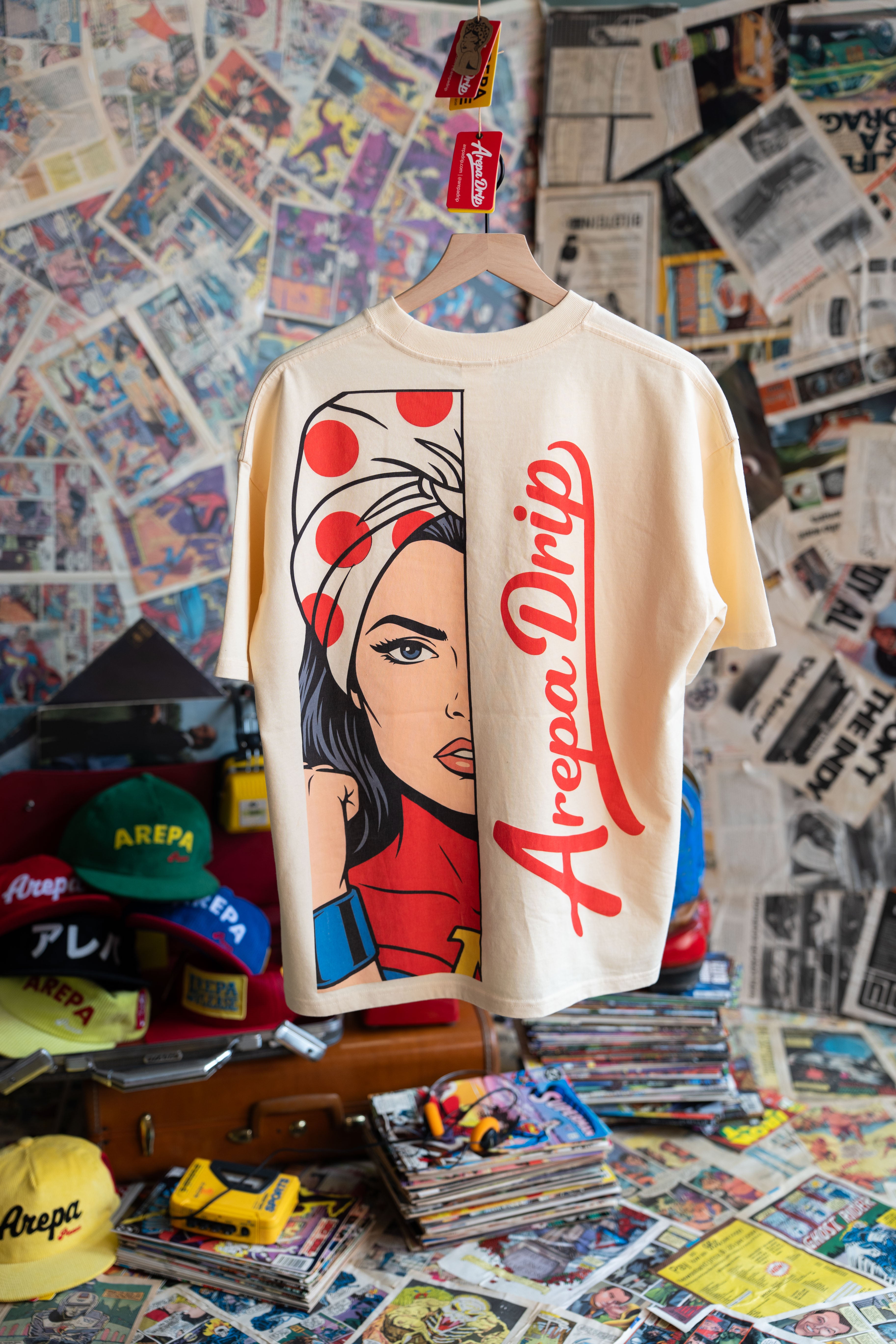 Super Lady T-Shirt back - Arepa Drip