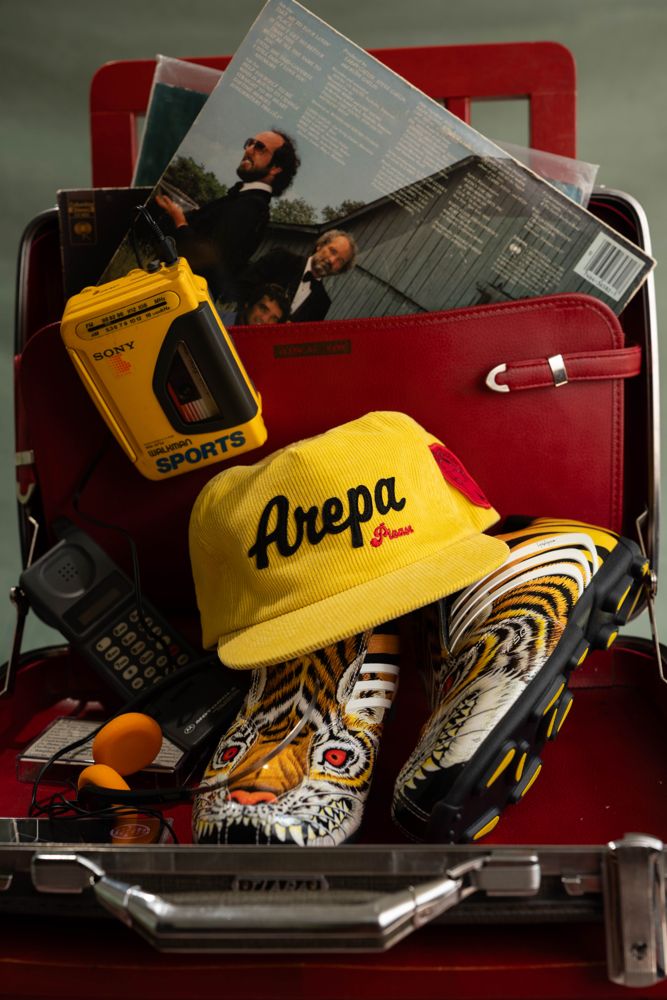 Canary Hat side view - Arepa Drip